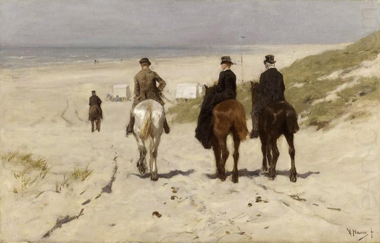 Anton mauve Riders on the Beach at Scheveningen (nn02) china oil painting image